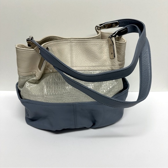 b. makowsky | Bags | B Makowsky Double Handle Curved  B. Makowsky Double Handle Leather shoulder bag